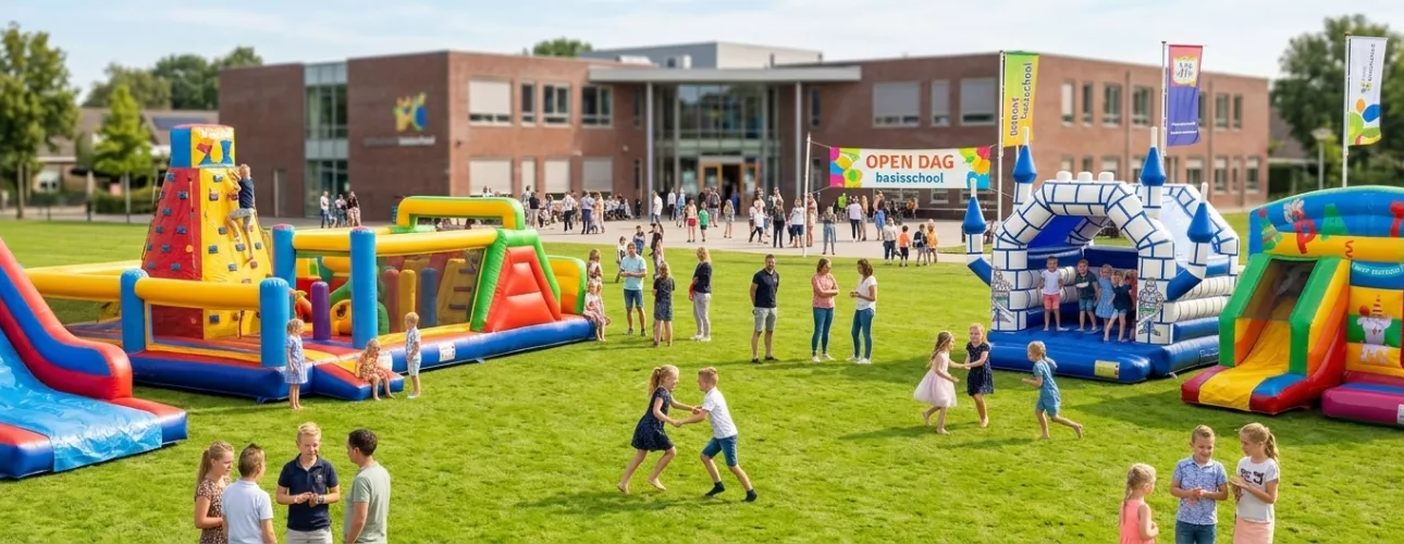 Open dag organiseren met Springkussenverhuur Amsterdam