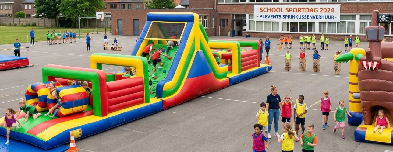 Sportdag organiseren met Springkussenverhuur Amsterdam