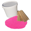 Extra suiker & stokjes: Roze (100 porties)